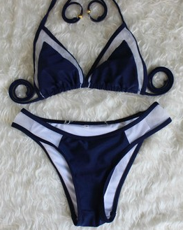 Sexy Triangle Mesh Bikini for Women